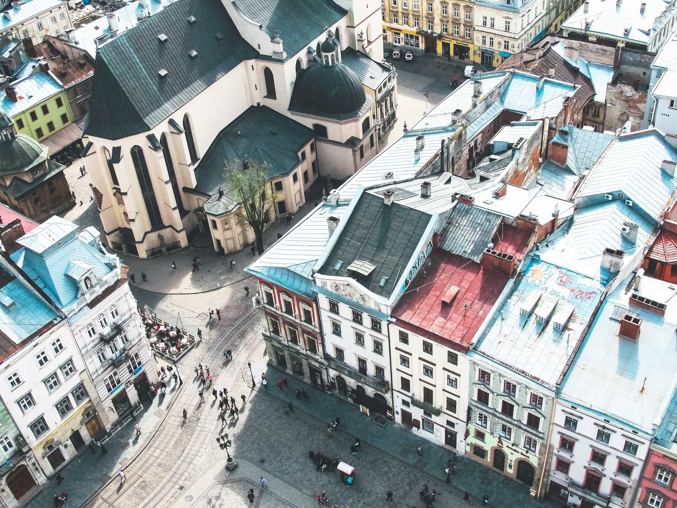 Foto von der Stadt Lviv